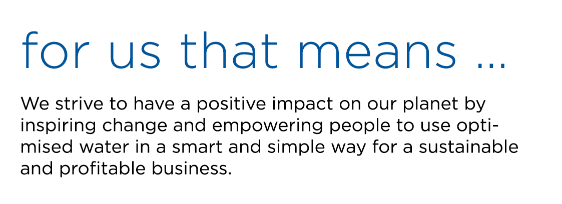 for us that means … We strive to have a positive impact on our planet by inspiring change and empowering people to us...